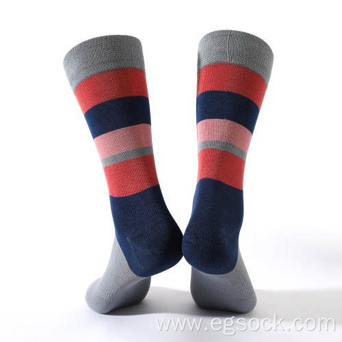 Cotton dress socks for men and women-D